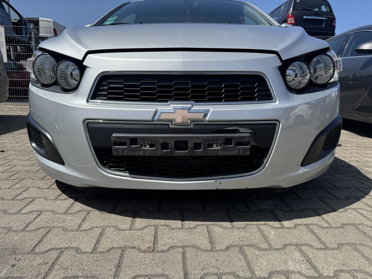 Chevrolet Aveo 2 original Sto&szlig;stange Stossf&auml;nger vorn Silber Bj.2013